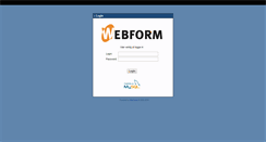 Desktop Screenshot of kunder.webform.dk